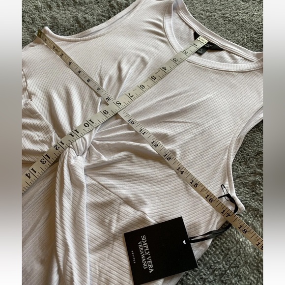 3/$30 NWT Simply Vera Vera Wang Sleeveless White Twisted
Knot Petite Large - Picture 2 of 14